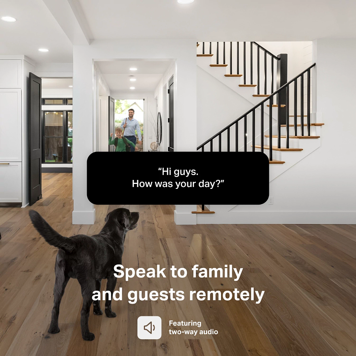 Chamberlain myQ Smart Indoor Camera 2-Pack – 1080p HD, Night Vision, Motion, Wi-Fi, Two-Way Audio